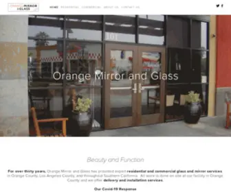 Orangemirrorandglass.com(Orange Mirror and Glass) Screenshot