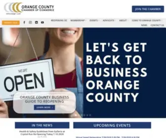 Orangeny.com(Orange County Chamber of Commerce) Screenshot