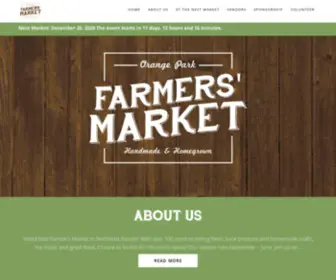 Orangeparkmarket.com(Local Farmers' Market) Screenshot