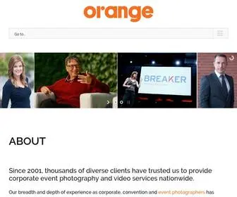 Orangephotography.com(San francisco event photographers) Screenshot