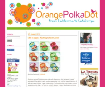 Orangepolkadot.com(Orange Polka Dot) Screenshot