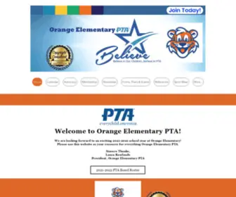 Orangepta.org(Orange Elementary PTA) Screenshot