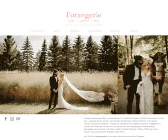 Orangeriephotographie.com(Romantic and timeless photography for people in love. Sadie) Screenshot