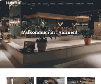 Orangerietumea.se(Orangeriet Boule & Bistro) Screenshot