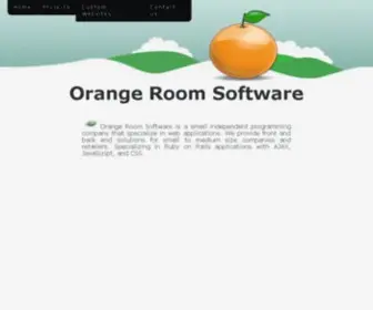 Orangeroomsoftware.com(Orange Room Software) Screenshot
