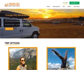 Orangeskyco.com(See true american culture on our custom road trips) Screenshot