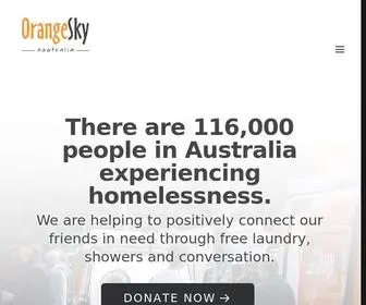 Orangesky.org.au(Orange Sky Australia) Screenshot
