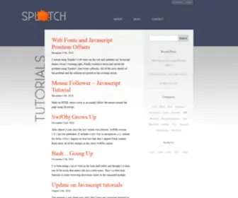 Orangesplotch.com(Orange Splotch) Screenshot