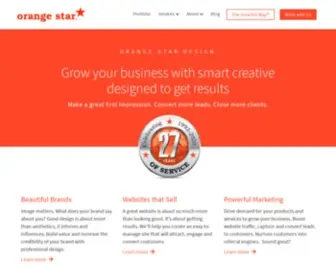 Orangestar.com(Atlanta Graphic Design) Screenshot