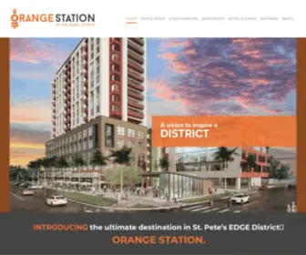 Orangestationstpete.com(Orange Station at the Edge) Screenshot