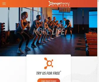 Orangetheoryfitness.com(Orangetheory Fitness) Screenshot