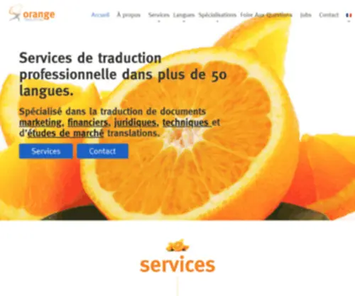 Orangetranslations.fr(Orange Translations) Screenshot