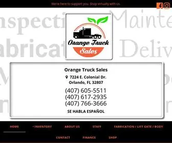 Orangetrucksales.com(Find great deals at Orange Truck Sales in Orlando) Screenshot