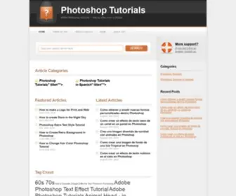 Orangetutorials.com(Photoshop Tutorials) Screenshot