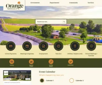 Orangetwp.org(Orange Township) Screenshot