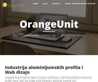 Orangeunit.com(Orange Unit d.o.o) Screenshot