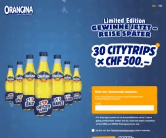 Orangina.ch(Orangina) Screenshot