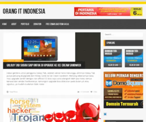 Orangit.com(Orang IT Indonesia) Screenshot