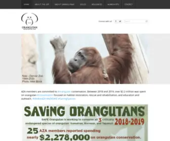 Orangutanssp.org(Orangutan SSP) Screenshot
