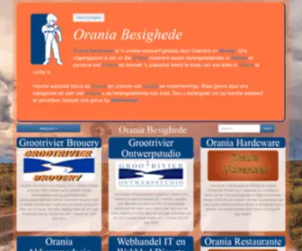 Orania-Besighede.co.za(Orania besighede) Screenshot