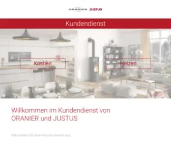 Oranier-Serviceportal.com(ORANIER Heiztechnik) Screenshot