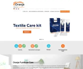 Oranje-Products.com(Oranje Furniture Care Products) Screenshot