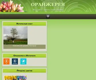 Oranjerea.ru(Оранжерея) Screenshot