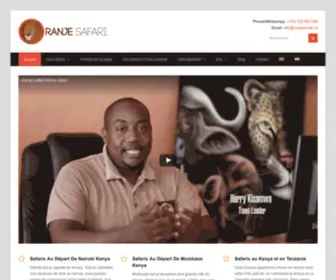 Oranjesafari.fr(Kenya safari's) Screenshot