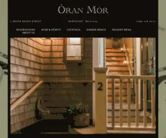 Oranmorbistro.com(Oran Mor Bistro) Screenshot