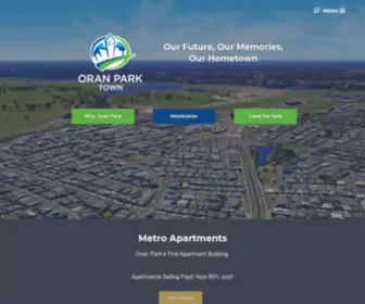 Oranparktown.com.au(A Town you'll call home) Screenshot