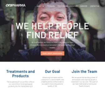 Orapharma.com(OraPharma, Inc) Screenshot