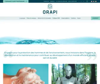 Orapi.com(Accueil) Screenshot