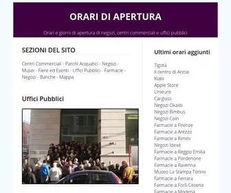 Orari-DI-Apertura.it(Orari di apertura) Screenshot