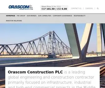 Orascom.com(Orascom Construction) Screenshot