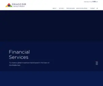 Orascomih.com(Orascom Investment Holding) Screenshot