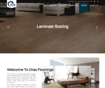 Orasfloorings.com(ORAS FLOORING INDIA) Screenshot