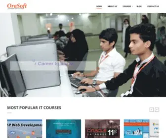 Orasoft.edu.pk(Orasoft Training Institute) Screenshot