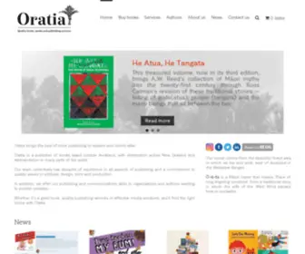 Oratia.co.nz(Quality books) Screenshot