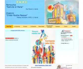 Oratoriogorle.net(Parrocchia) Screenshot