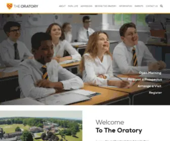 Oratory.co.uk(Oratory School) Screenshot