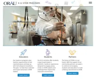 Oraustem.com(ORAU) Screenshot