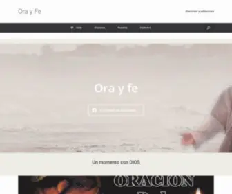 Orayfe.com(Ora y Fe) Screenshot