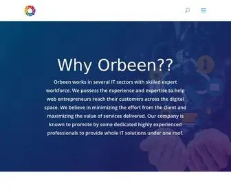 Orbeen.com(IT services) Screenshot