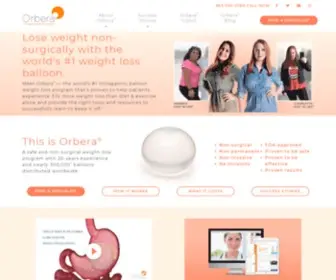 Orbera.com(Achieve healthy weight loss without surgery with the Orbera®) Screenshot