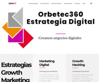 Orbetec360.com(Servicios de estrategia digital) Screenshot