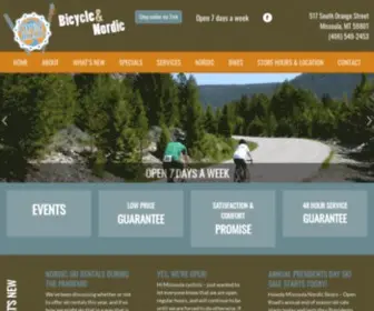 Orbicycleandnordic.com(Open Road) Screenshot