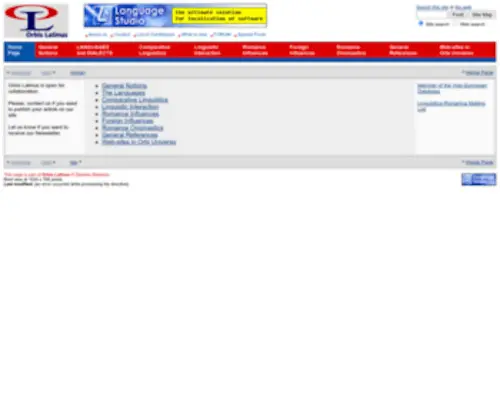 Orbilat.com(Orbis Latinus) Screenshot