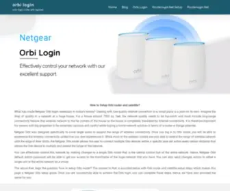 Orbilogiin.com(Orbi Router Setup) Screenshot