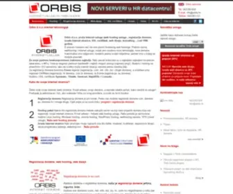 Orbis.hr(Hrvatski web hosting) Screenshot
