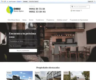 Orbisbienesraices.com(Orbis Bienes Raices) Screenshot